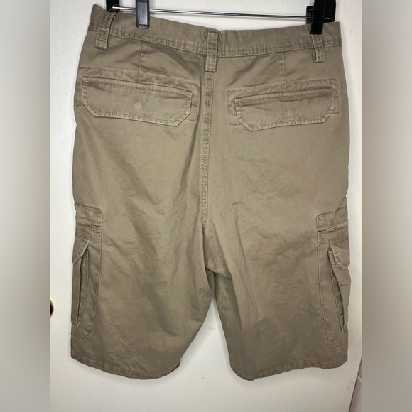 Dockers Premium SZ 34 Cargo Khaki Shorts Mid Rise Cotton‎ Beach Summer Outdoor - Picture 7 of 9